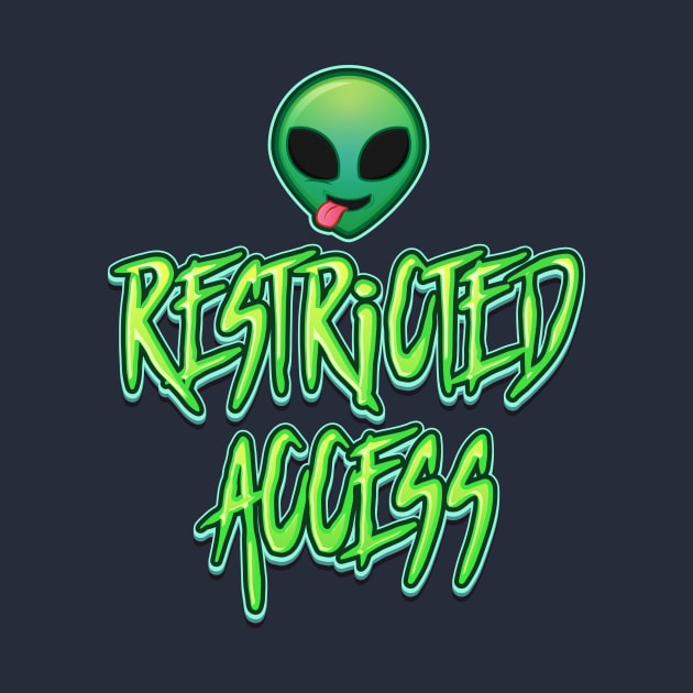 Restricted Access - Alien Emoji by PiercePopArt