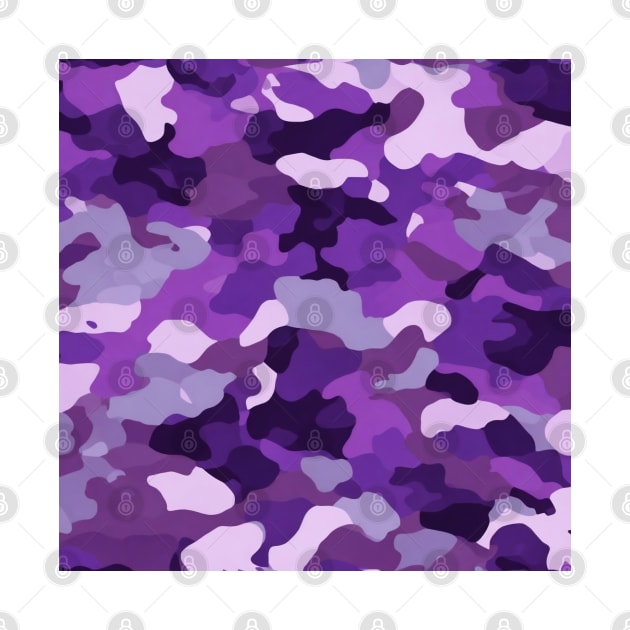 PURPLE CAMOUFLAGE DESIGN, IPHONE CASE AND MORE by ZARBIT