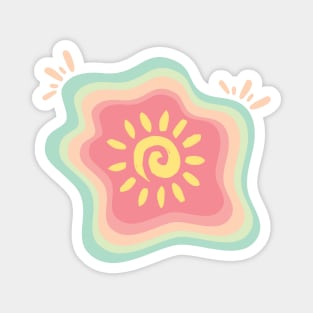 Sunshine Sherbet Ice cream Design Magnet