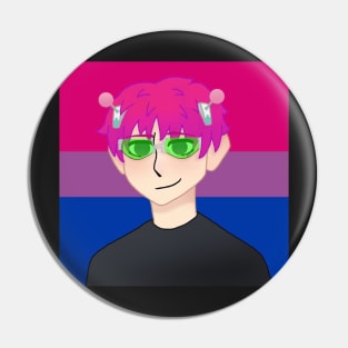 Saiki Bi Pride Pin