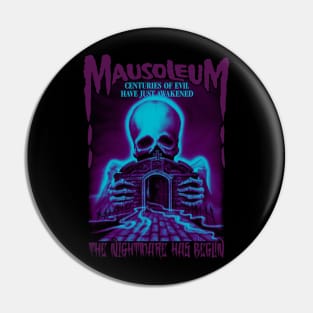 Mausoleum, Classic Horror, (Version 1) Pin