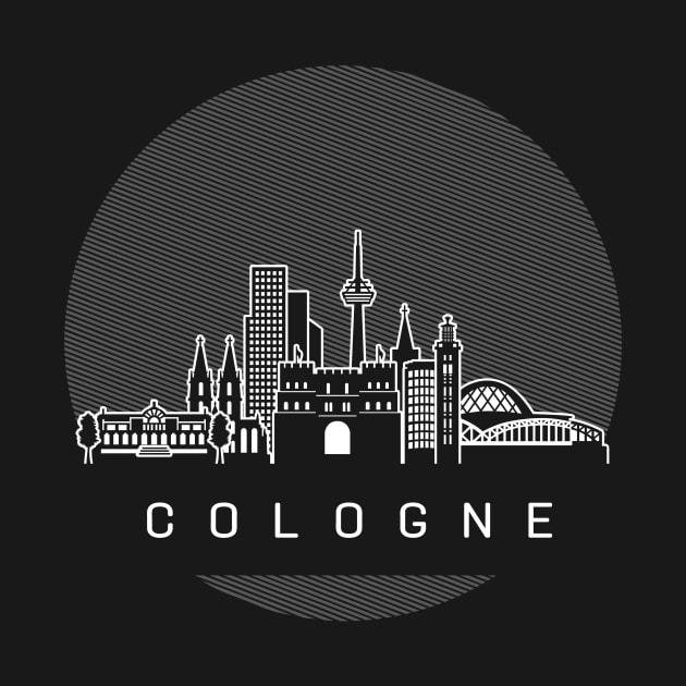 Cologne Germany Skyline by travel2xplanet