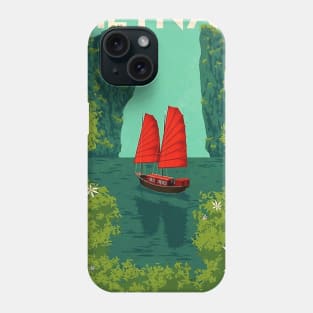 Travel Posters - Ha Long Bay Phone Case