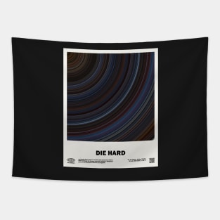 minimal_Die Hard Circular Barcode Movie Tapestry