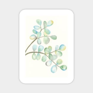 Watercolor Leaves Magnet