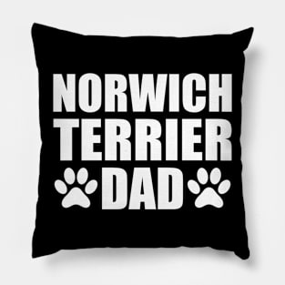 Norwich Terrier Dad Pillow