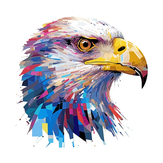 Eagle Bird Animal Nature Freedom Wildlife Wonder Abstract by Cubebox