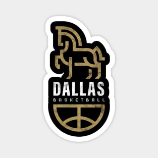 Cool Modern Dallas Mavericks Basketball fan gift Magnet