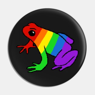 Pixel Gay Frog Pin