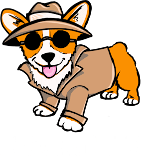 Funny Corgi Dog Incorgnito Magnet