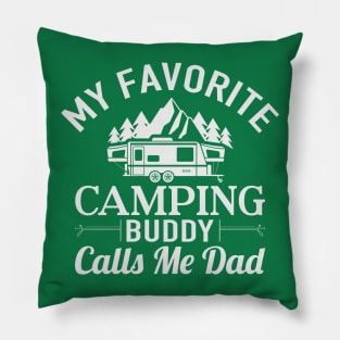 Camping Funny Pillow