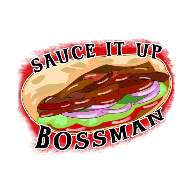 Sauce it up bossman British takeaway kebab by Captain-Jackson