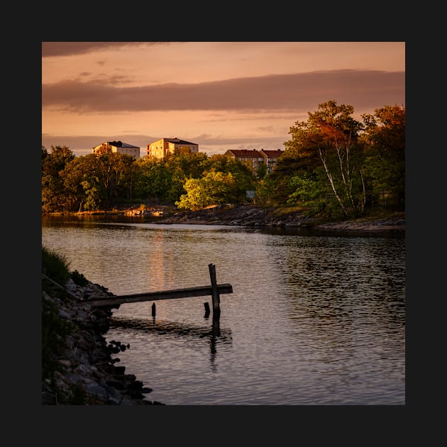 The sun goes down over Karlskrona in Sweden by connyM-Sweden