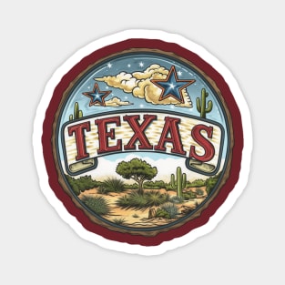 Texas State USA , Texas Gift Design Magnet