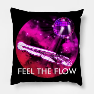 Zebra fish, Electronic, Music, Party, Festival Pillow