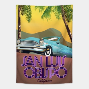 San Luis Obispo California Travel poster Tapestry