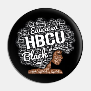 HBCU Natural Hair Afro Pin