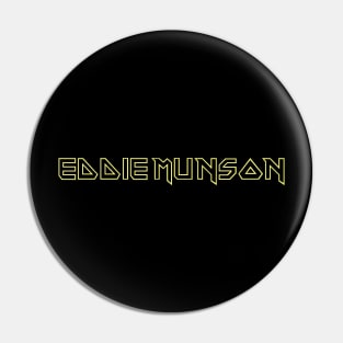 Munson Maiden Tribute Yellow Pin