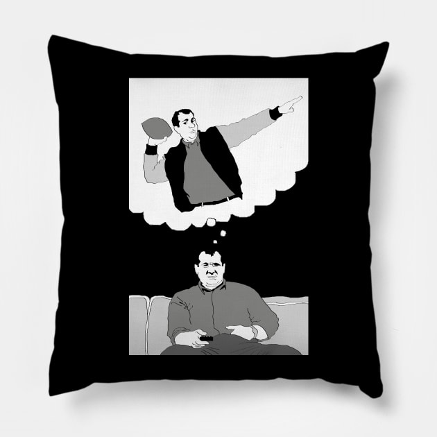 Al Bundy Day Dream Married With Children Pillow by Blaze_Belushi