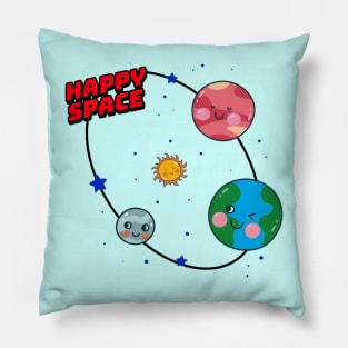 Happy Space | Cute Kids Pillow