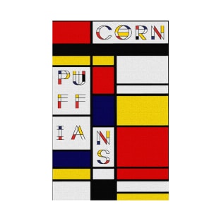 Limited Edition Mondrian Inspired Corn Puffians Design! T-Shirt