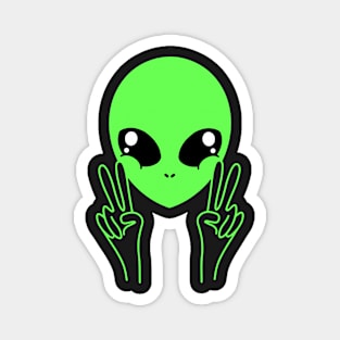 Alien buddy Magnet