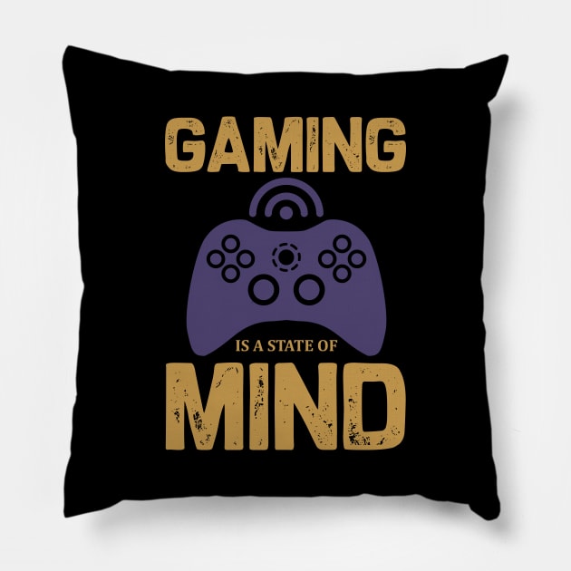 Computer game - Gaming is a Pillow by APuzzleOfTShirts