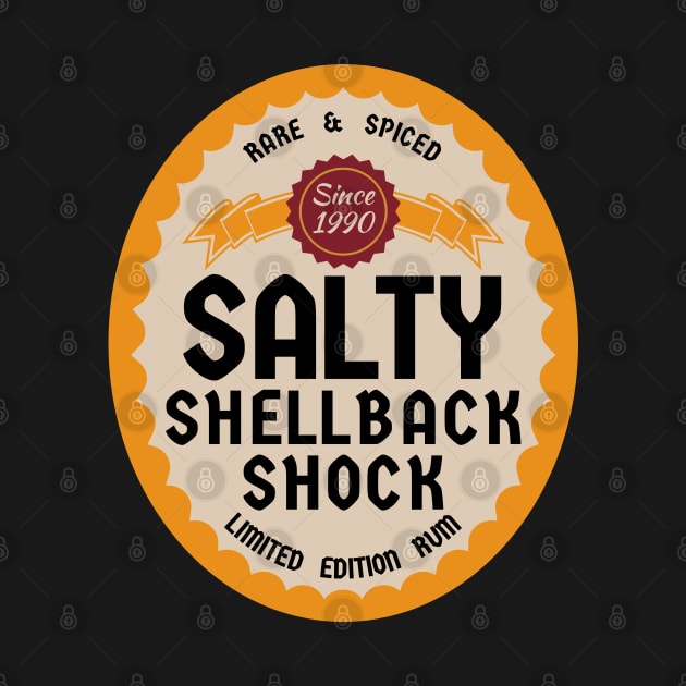 Limited Edition Rare & Spiced Rum Salty Shellback by Contentarama