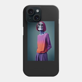 Top Model Skeleton Phone Case