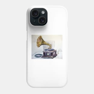 Old Gramophone Phone Case