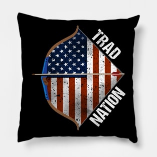 Trad Nation Traditional Archery Pillow