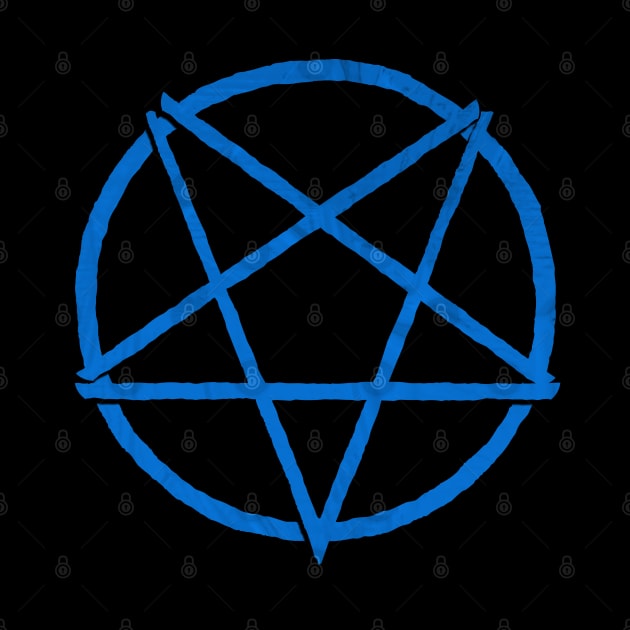 Baphomet Blue Satanic Pentagram | Hail Satan by WearSatan