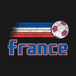 France Soccer Retro Vintage T-Shirt