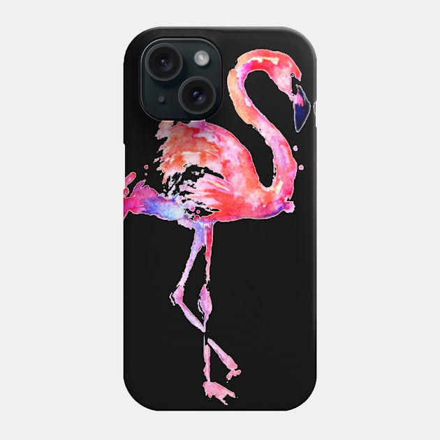 Flamingo's in love Phone Case by Jambo Designs