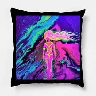 Mujer Gran Diosa Pillow