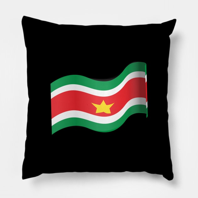 Suriname Pillow by traditionation