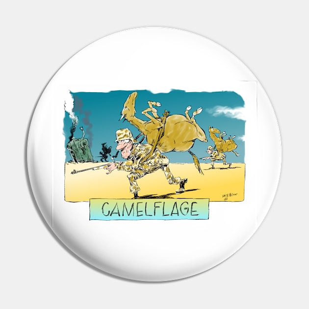 Camelflage Pin by Steerhead