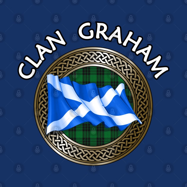 Clan Graham Crest & Tartan Knot by Taylor'd Designs