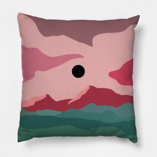 minimal landscape Pillow