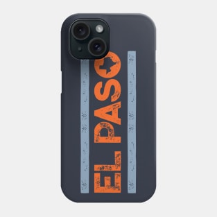 Retro El Paso, Texas // Vintage Hometown Texas El Paso Texan Pride Phone Case