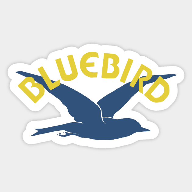 Bluebird Records - Bluebird - Sticker | TeePublic