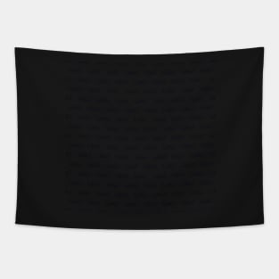 Black and White Mustache Modern Pattern Tapestry