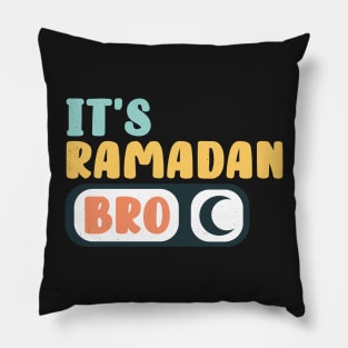 Cute Fasting Islamic Muslim It's Ramadan Bro Pillow