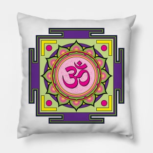 Om Mandala Pillow