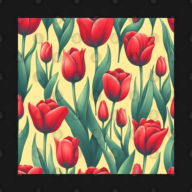 Tulip Flower by Jenni Arts