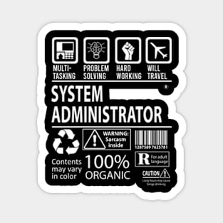 System Administrator - Multitasking Certified Job Item Magnet