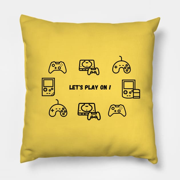 Let's Play On Pillow by SGS