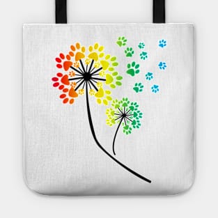 Dog LGBT Dandelion Tote