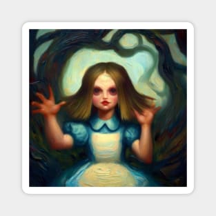 Alice in nightmare land Magnet