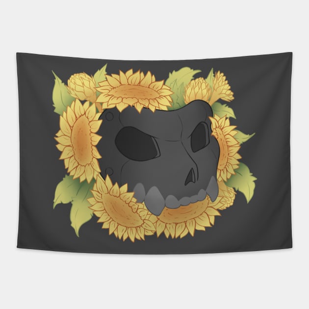 Skull Tapestry by Castblade